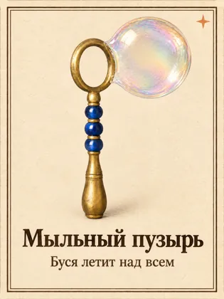 Мыльный пузырь: Буся летит над всем