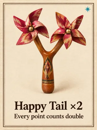 Happy Tail ×2: double points while it lasts